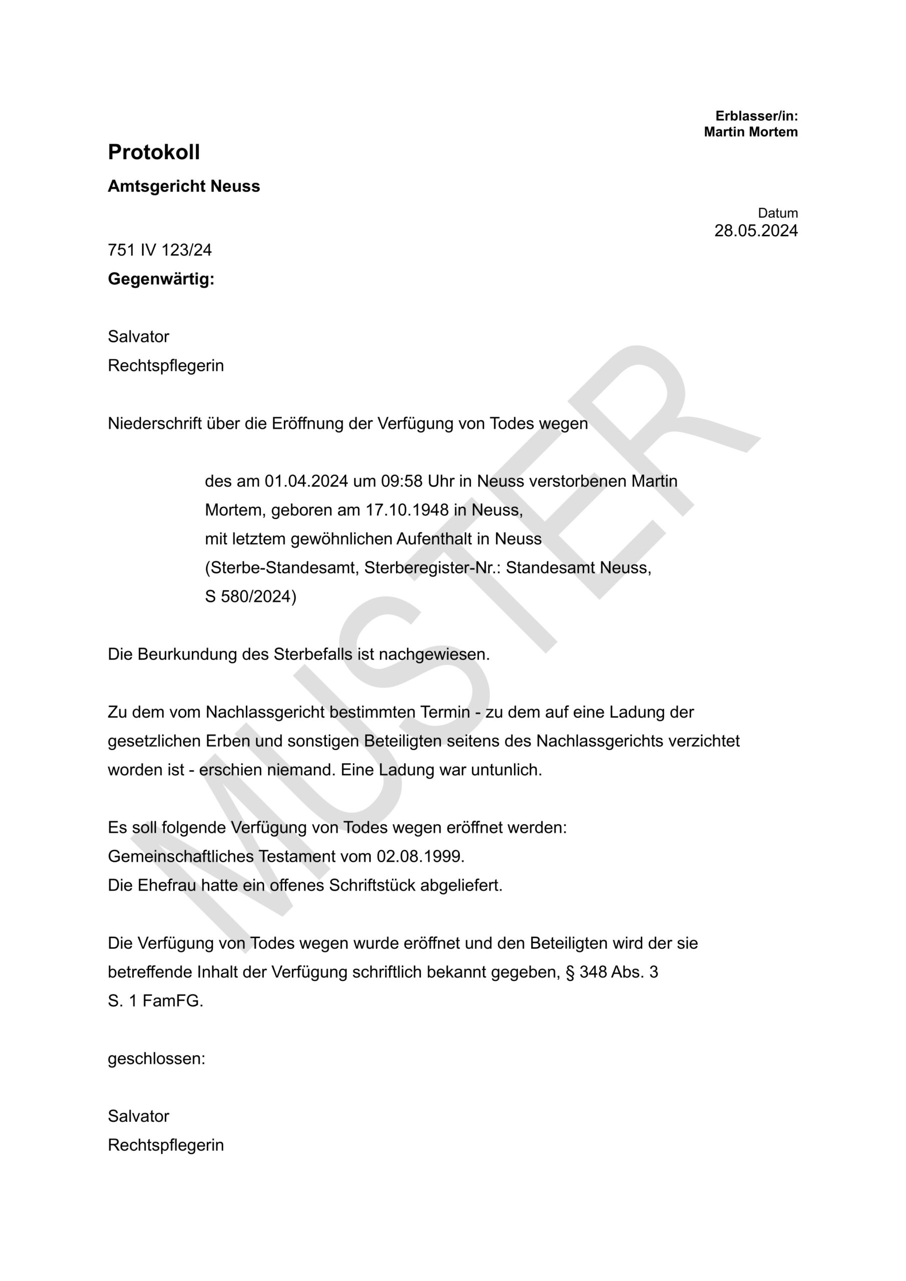 Testamentseröffnung – Was Sie wissen sollten - Goldkamp Erbrecht