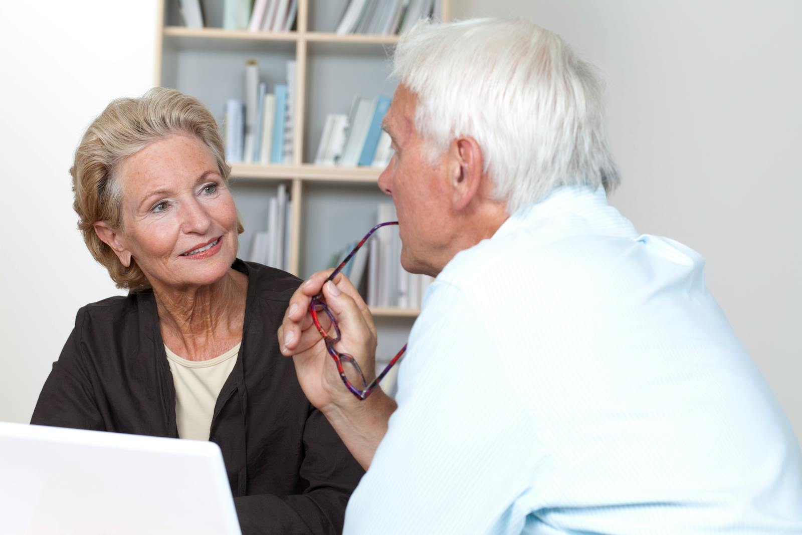 Close-Up Shot of an Elderly Couple