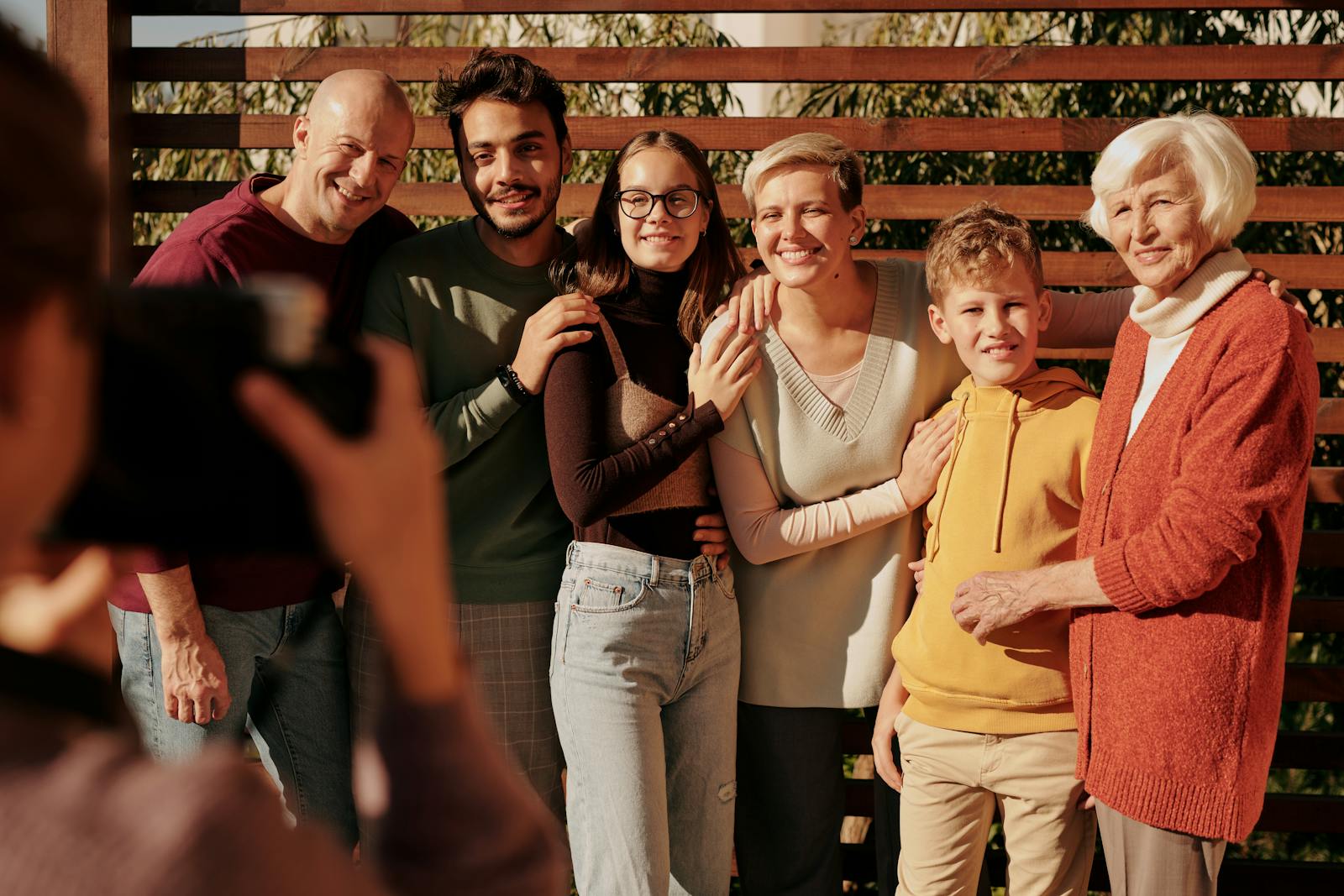 People Smiling at the Camera